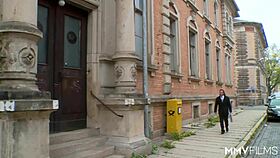 prepping the interview with teen 18+ blowjob and cum in mouth on monster cock