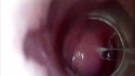 i feel the camera inside my wet pussy as i fuck myself with an 8 inch dildo