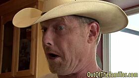 kinky teen gets facial in reality