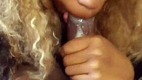 Meechie Handles Sloppy Deepthroat On Monster Cock