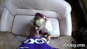 French big ass amateur bounces in homemade cumshot session!