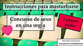 Shemale Orgy Contest with Femdom Jerk Off Instructions