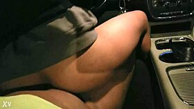 Becky nice explores outdoor public reality