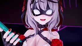 Hololive Sakamata Chloe in 3D Cartoon Adventure