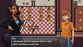 Demon deals p 26 - marking big ass teacher with anal and blowjob