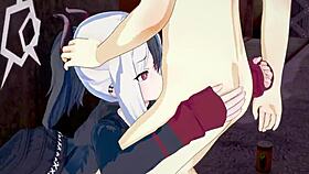 I Can't Stop Thinking About That Goth Girl Kayoko From Blue Archive In This 3D Hentai.