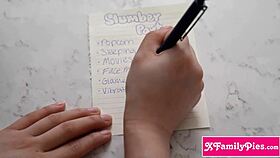 Slumber party with stepsister Demi Hawks