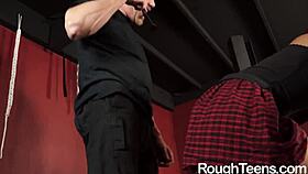 Molly Manson gives blowjob and gets banged ferociously