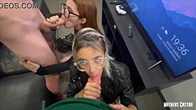 I see estudantes safadas doin blowjob and fuckin after class – collab onhell