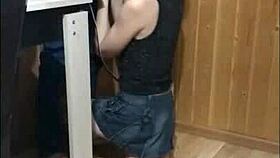 So, while guests walked below, I gave an epic blowjob on the balcony! 😜