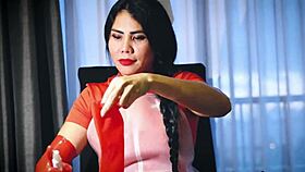 latex glove fetish gets me goin’... dominafire got me hooked, ya know?