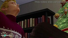 Winter holiday with liberty lee in the sims 4