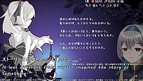 In Lost Chapter trial, crossdressing in anime game with subtitles