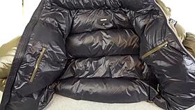 I hump my silky smooth down jacket for a big cumshot