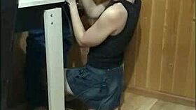 So, while guests walked below, I gave an epic blowjob on the balcony! 😜