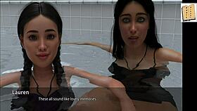 wvm 92 casually sharing a bed with six hot women in 3d