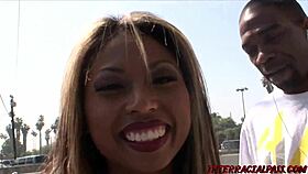 Milf Naddy dumps family for monster black cock in wild doggystyle session.