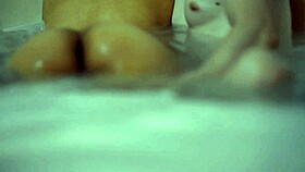 Linda estudiante folla duro con su maestro después de clases