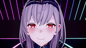 Hololive Sakamata Chloe in 3D Cartoon Adventure