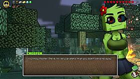 some hot underwear hornycraft in a fun cosplay game