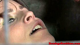 Bondage BDSM with Rain DeGrey Tied Up Tight in Box