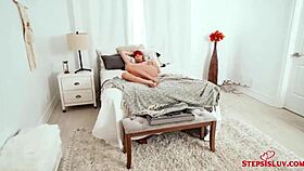 Blonde Stepsis River Lynn Gets Pussy Hammered By Huge Dick Man