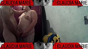 This is how the curvy woman likes her pussy eaten before dinner to get wet and cum on her gay friend's face