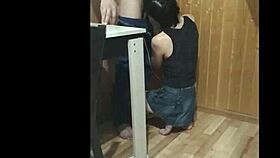 So, while guests walked below, I gave an epic blowjob on the balcony! 😜