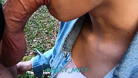 she cums in stepsister's mouth