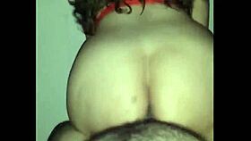 Wife's big ass bounces on my cock!