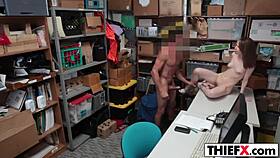 Teen thief accepts the deal at work 😏