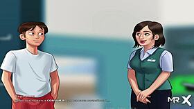 summertimesaga - here take and touch my breasts