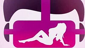 horny brunette finds vr dildo too small for her blowjob and doggystyle needs!