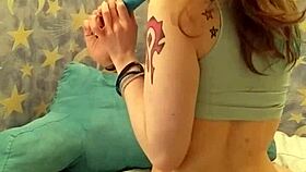 Watch this curvy milf squirt in squirtle cosplay? She orgasms with buttplug.