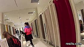 fantastic czech nympho tempted in shopping centre, undressed and banged in pov