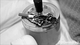 Are you into smoking fetishes like Avareza with a dollar bill?