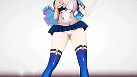 Nijisanji Lize Helesta Teases in Sexy MMD Animation