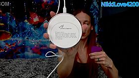 Tracy reviews her dog toy collection.