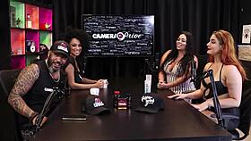 Mayze In Sheer Red Lingerie Glamour