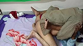 Husband Pounds Wife's Ass in Bedroom Anal Fuck