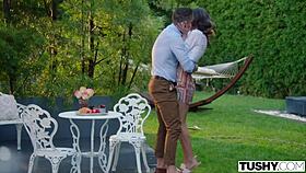 Tushy Petite 18+ Cutie Sawyer Gapes Anally for Older Men