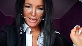 your boss the russian mistress humiliates you with femdom domination