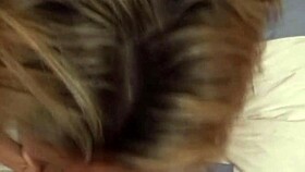 girl on girl lesbian blowjob, lucky guy joins for oral sex