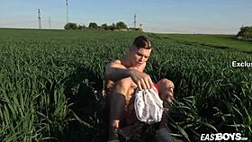 tommy gold explores summer adventure with cute twink massage