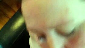 I can't believe fat B eagerly sucks monster cock and he cums on her cookies pt 1