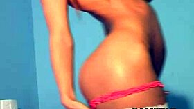 This mega hot webcam brunette dances and flashes her tits for you.