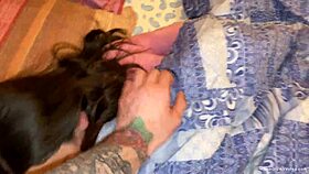 Waking my girlfriend for a late night intimate moment