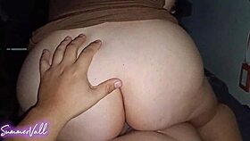 Her First Anal Took Several Tries But She Got It!