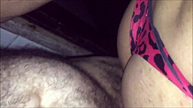 Can you believe little cousin lima fucks in cinema wearing fernanda's red leopard outfit?