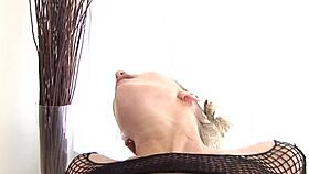 British Blond Slut Takes Real Black Monster Cock in Ass